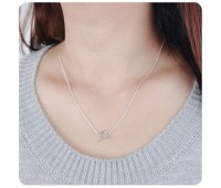 Christmas Reindeer Shape With Silver Necklace SPE-5226